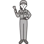 Factory Female Worker SVG Icon